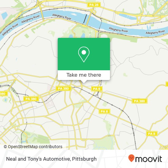 Mapa de Neal and Tony's Automotive