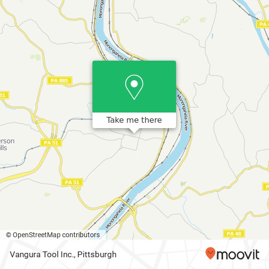 Mapa de Vangura Tool Inc.
