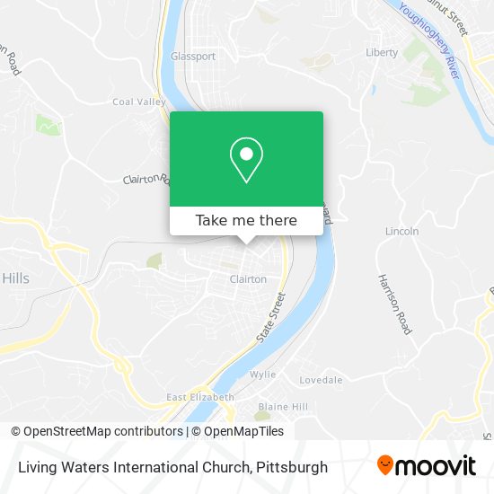 Mapa de Living Waters International Church