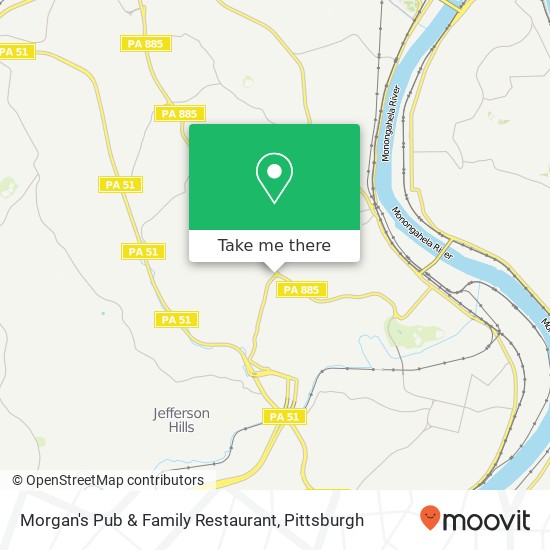 Mapa de Morgan's Pub & Family Restaurant