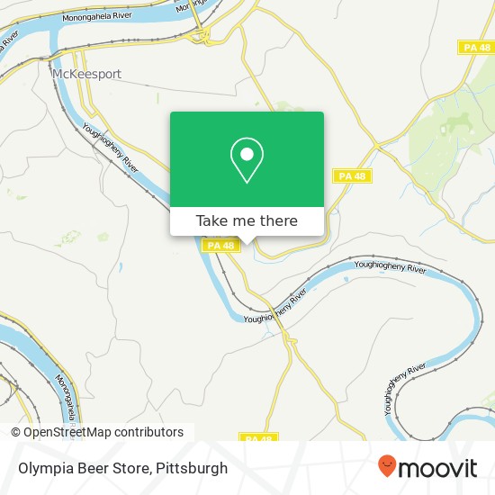 Mapa de Olympia Beer Store
