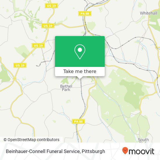 Beinhauer-Connell Funeral Service map