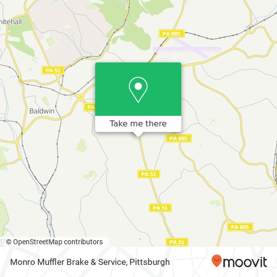 Monro Muffler Brake & Service map