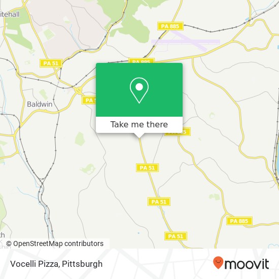 Mapa de Vocelli Pizza