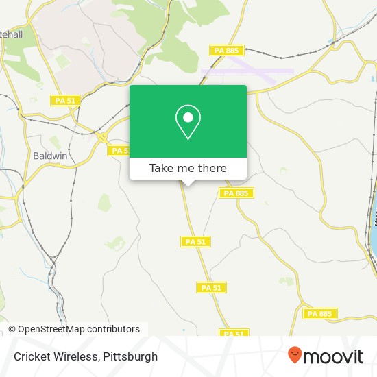 Cricket Wireless map