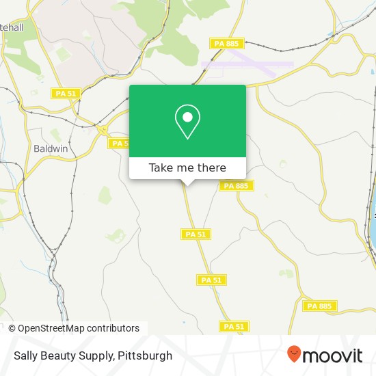 Sally Beauty Supply map