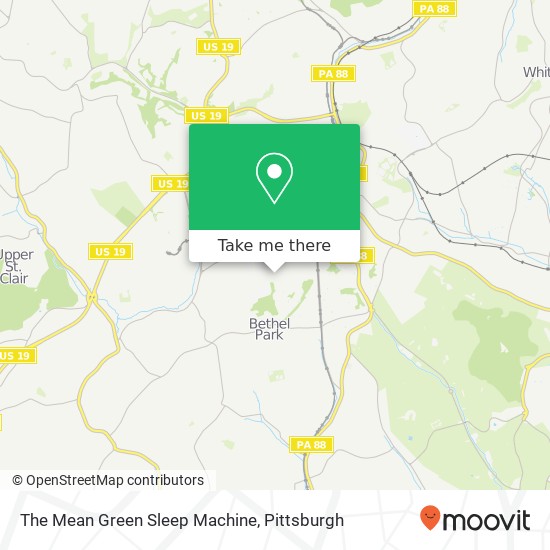 Mapa de The Mean Green Sleep Machine