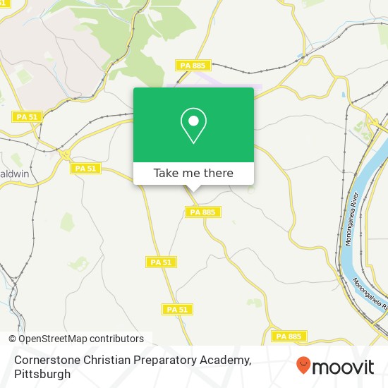 Mapa de Cornerstone Christian Preparatory Academy