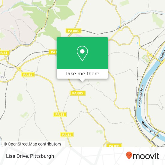 Mapa de Lisa Drive
