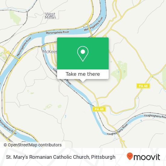 Mapa de St. Mary's Romanian Catholic Church
