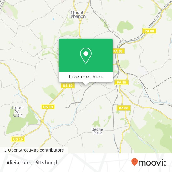 Mapa de Alicia Park