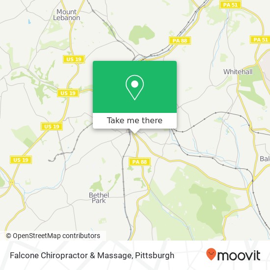 Falcone Chiropractor & Massage map