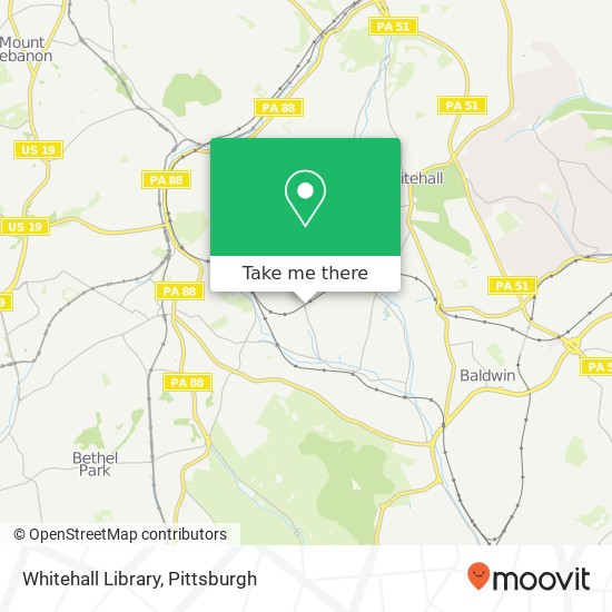 Whitehall Library map