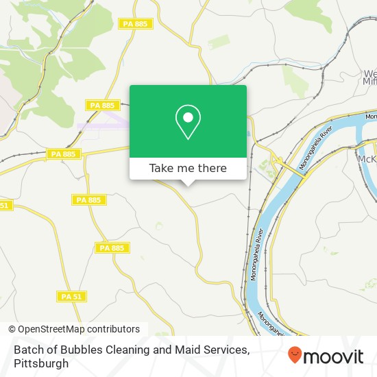 Batch of Bubbles Cleaning and Maid Services map