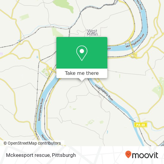 Mckeesport rescue map