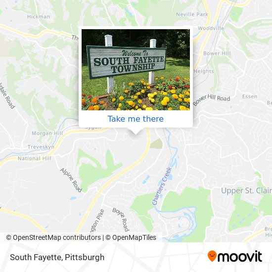 South Fayette map