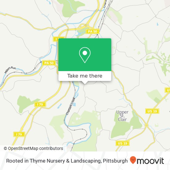 Rooted in Thyme Nursery & Landscaping map