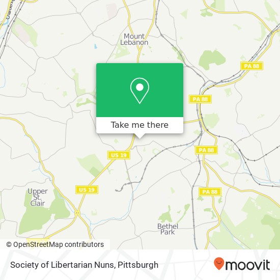 Society of Libertarian Nuns map