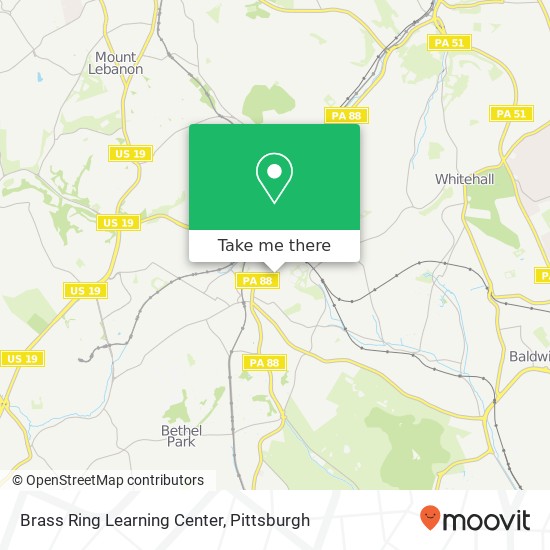 Brass Ring Learning Center map