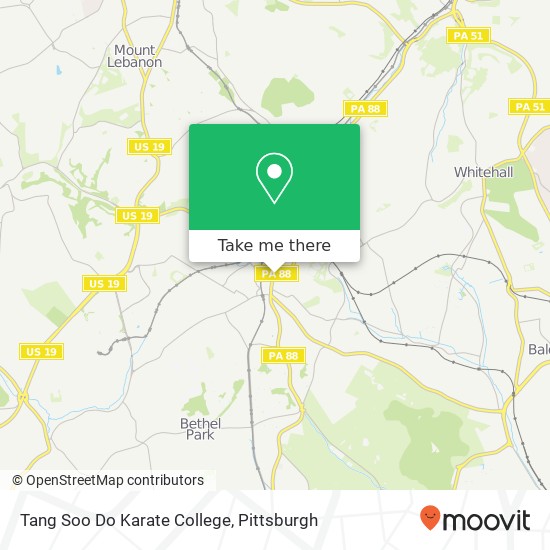 Tang Soo Do Karate College map