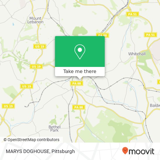Mapa de MARYS DOGHOUSE