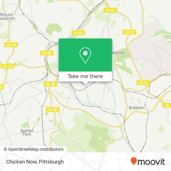 Chicken Now map