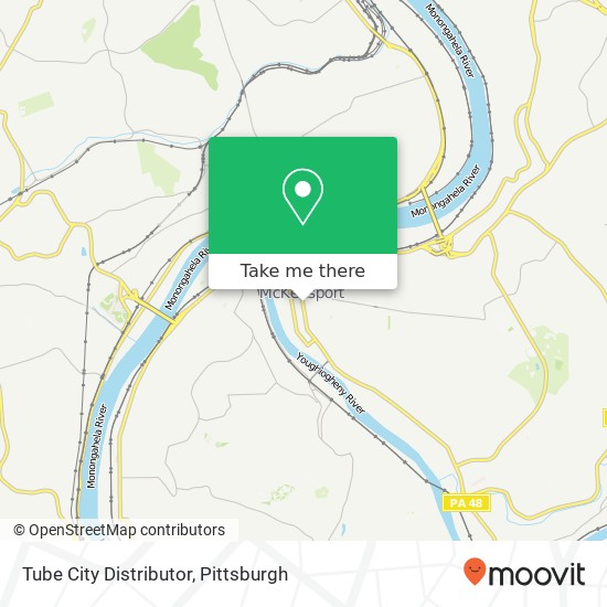 Tube City Distributor map