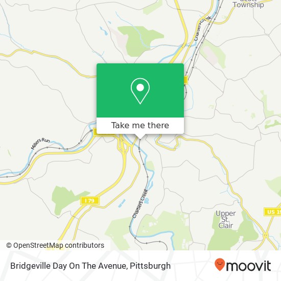 Bridgeville Day On The Avenue map