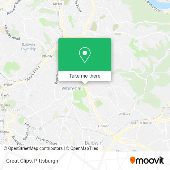 Great Clips map