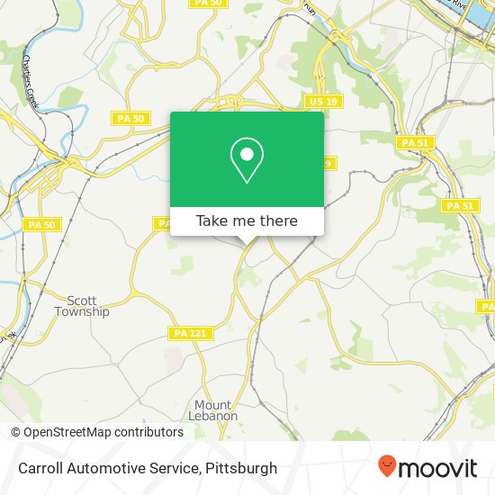 Mapa de Carroll Automotive Service