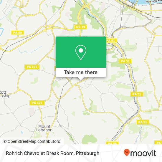 Rohrich Chevrolet Break Room map