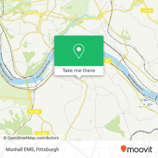 Mapa de Munhall EMS