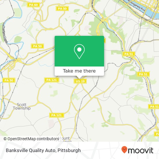 Banksville Quality Auto map