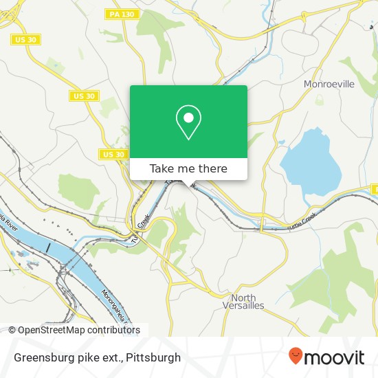 Mapa de Greensburg pike ext.