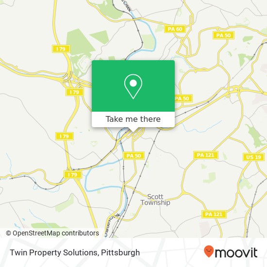 Twin Property Solutions map