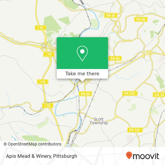 Apis Mead & Winery map