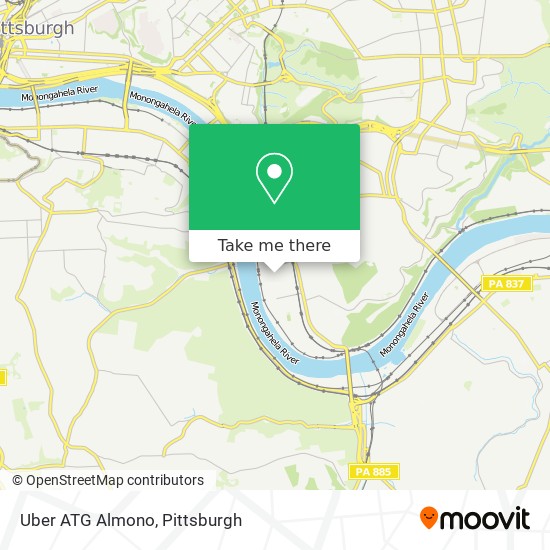 Uber ATG Almono map