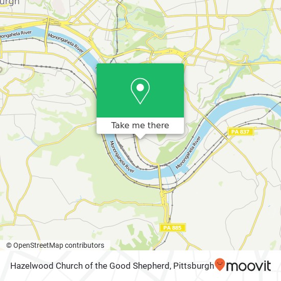 Hazelwood Church of the Good Shepherd map