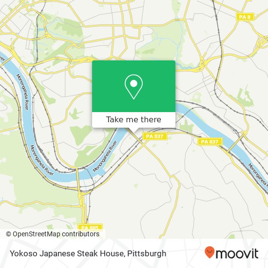 Mapa de Yokoso Japanese Steak House