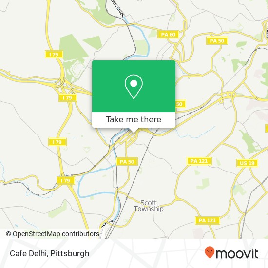 Mapa de Cafe Delhi