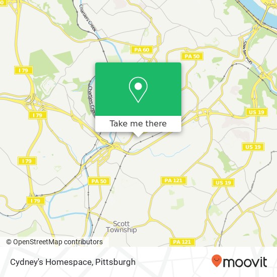 Mapa de Cydney's Homespace