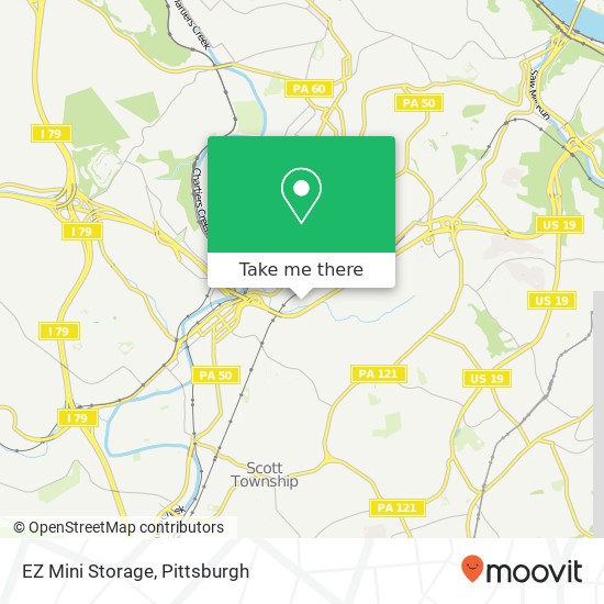 Mapa de EZ Mini Storage
