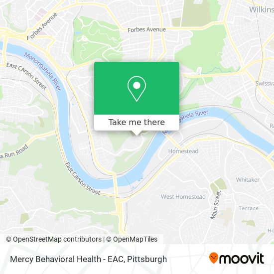 Mapa de Mercy Behavioral Health - EAC