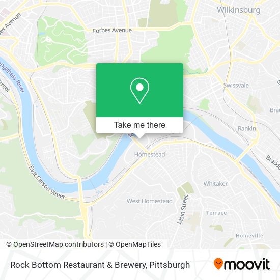 Mapa de Rock Bottom Restaurant & Brewery