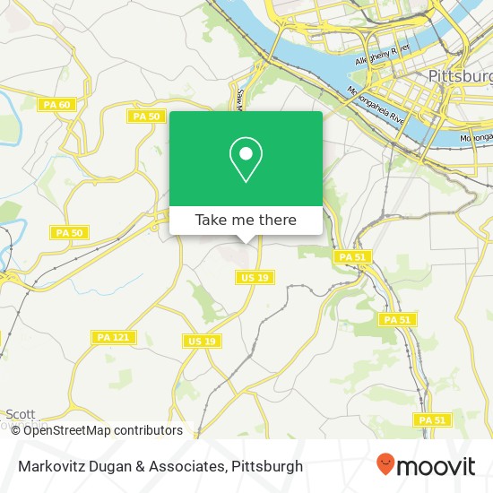 Markovitz Dugan & Associates map