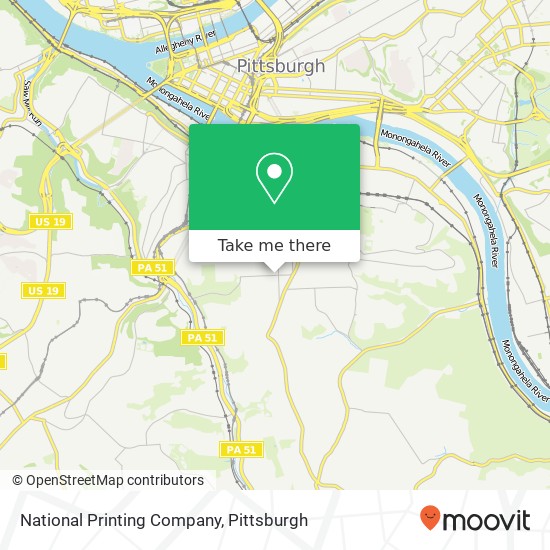 National Printing Company map