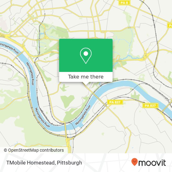 TMobile Homestead map