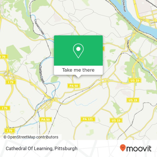 Mapa de Cathedral Of Learning