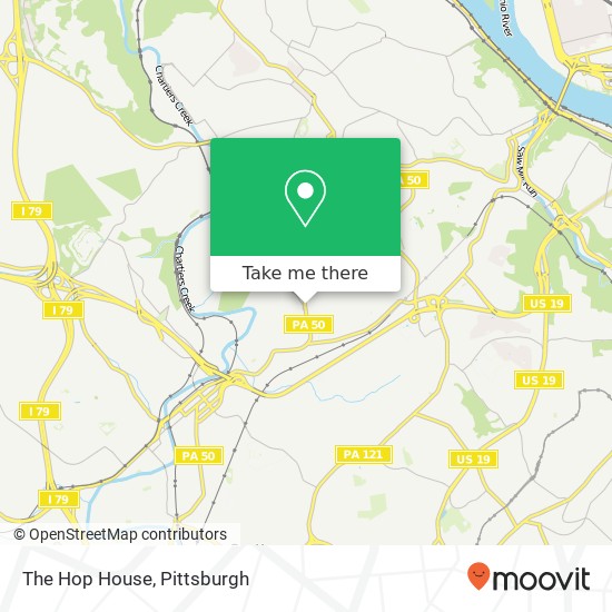 Mapa de The Hop House