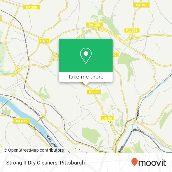 Mapa de Strong II Dry Cleaners